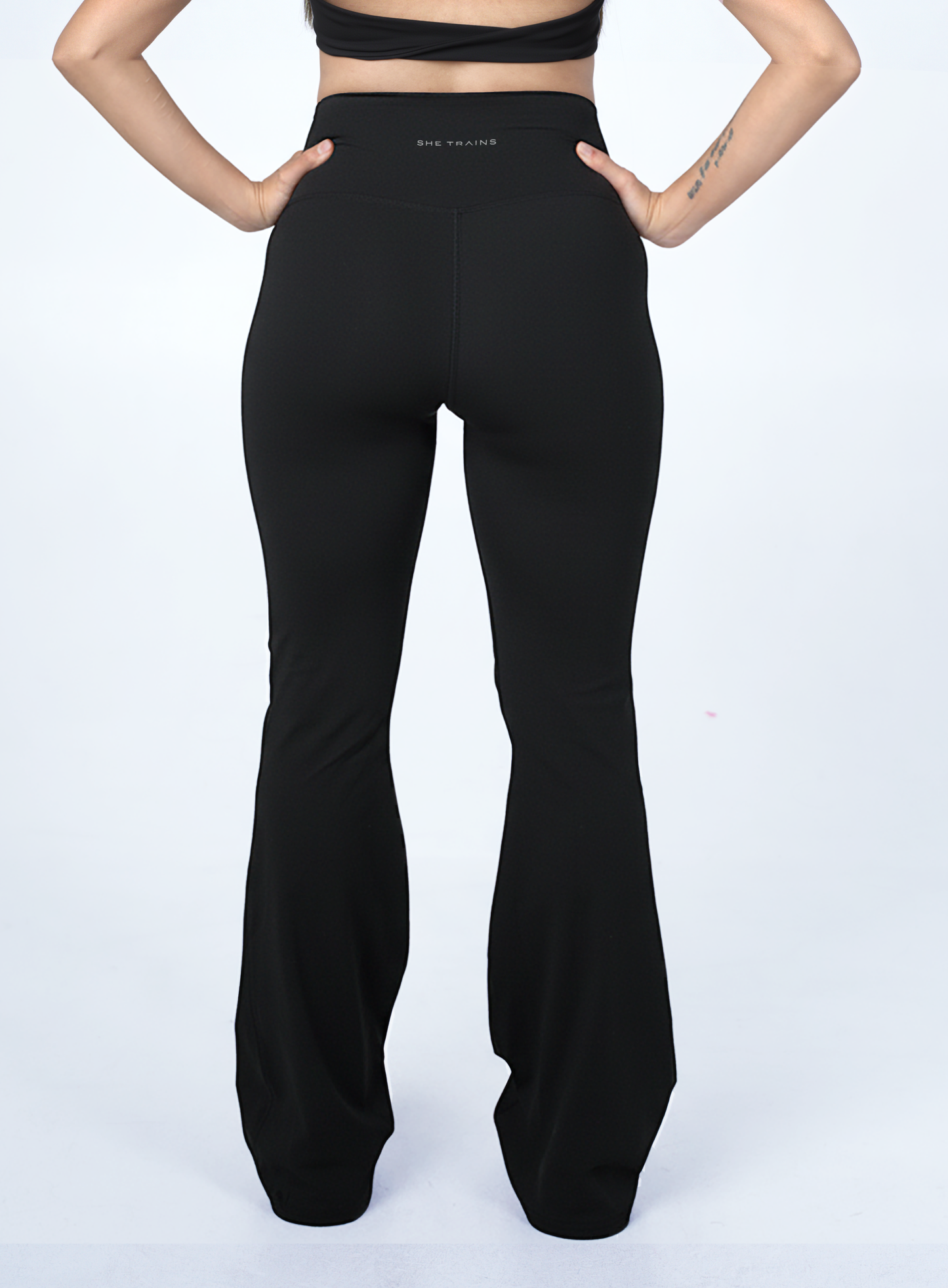 Serenity Cross V Flare Pants