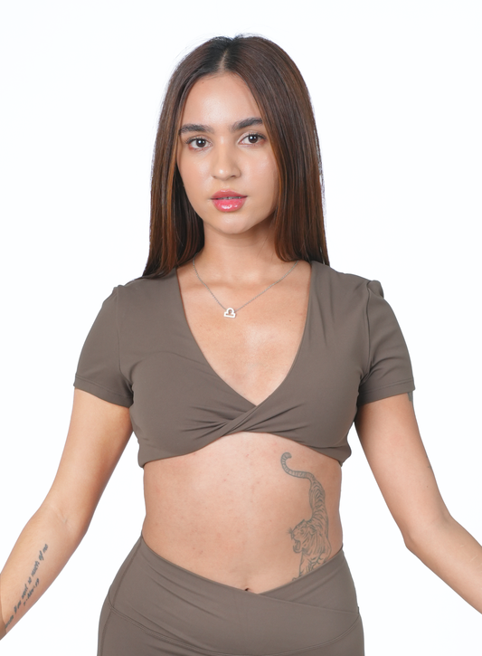 Serenity V-Neck Crop