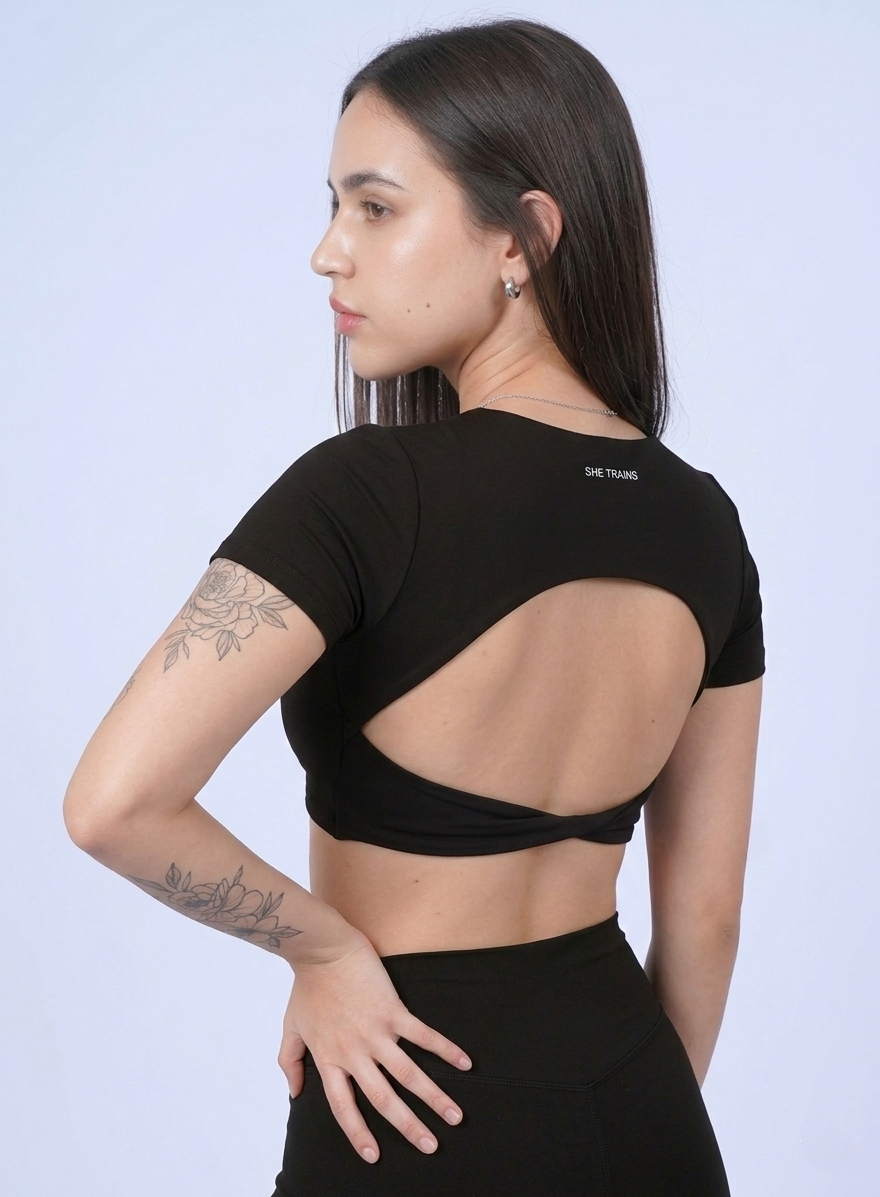 Serenity V-Neck Crop