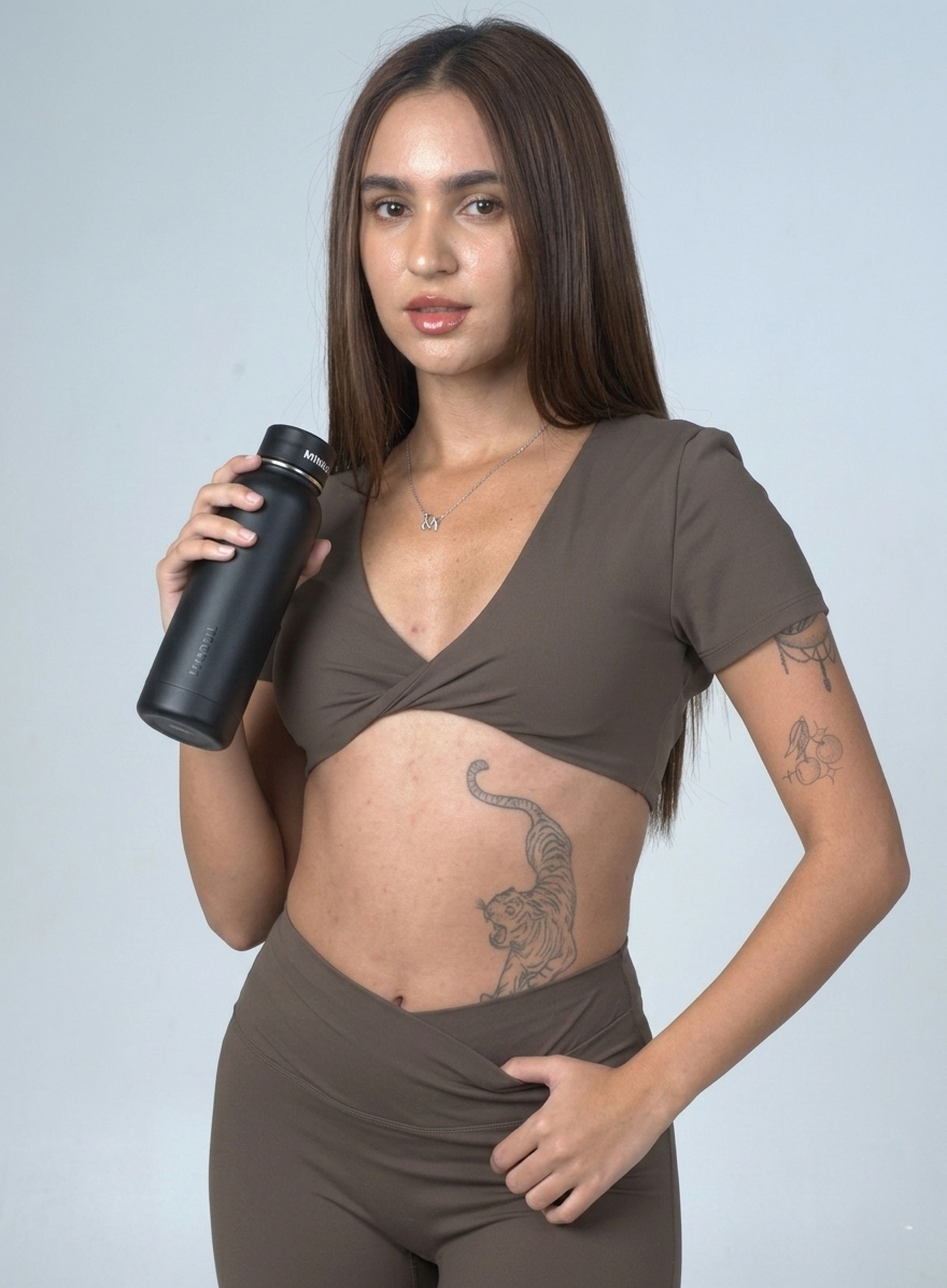 Serenity V-Neck Crop
