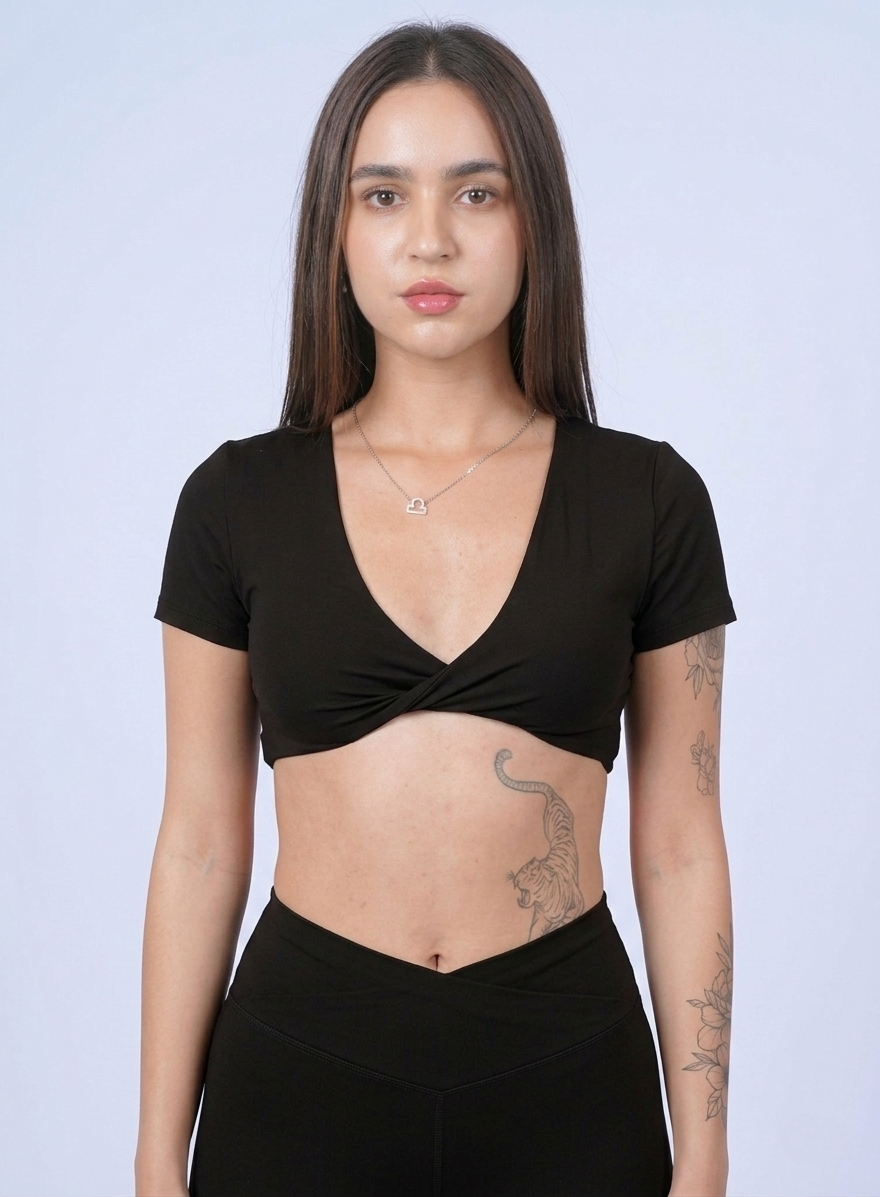 Serenity V-Neck Crop