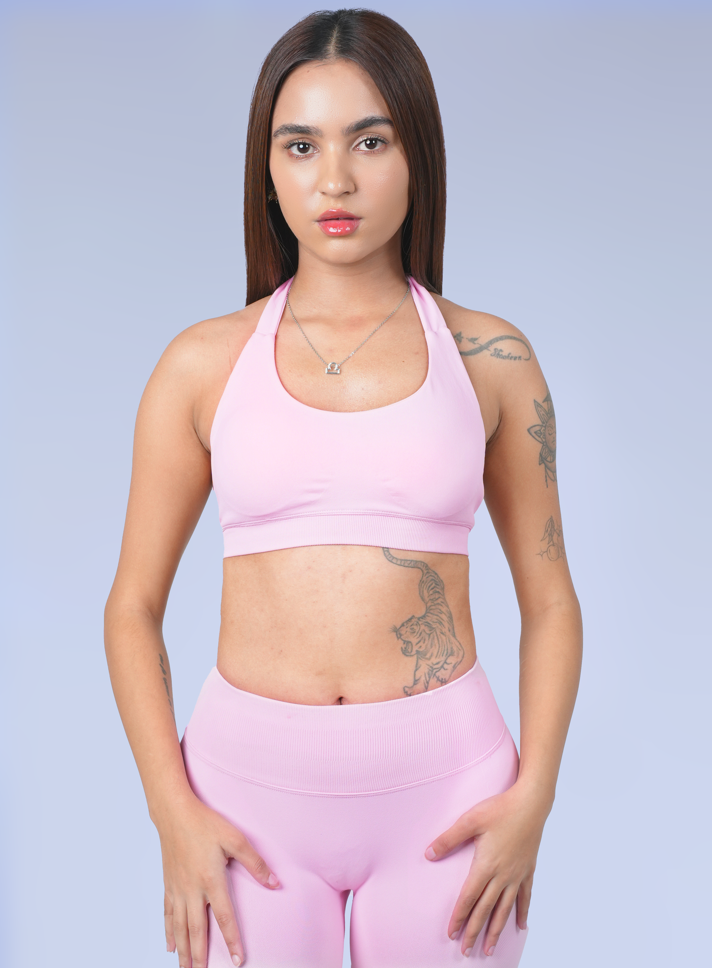 Sculpt Halter Neck Sports Bra