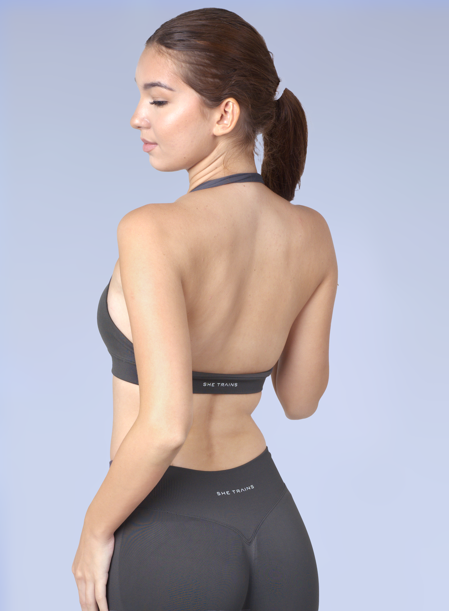 Sculpt Halter Neck Sports Bra