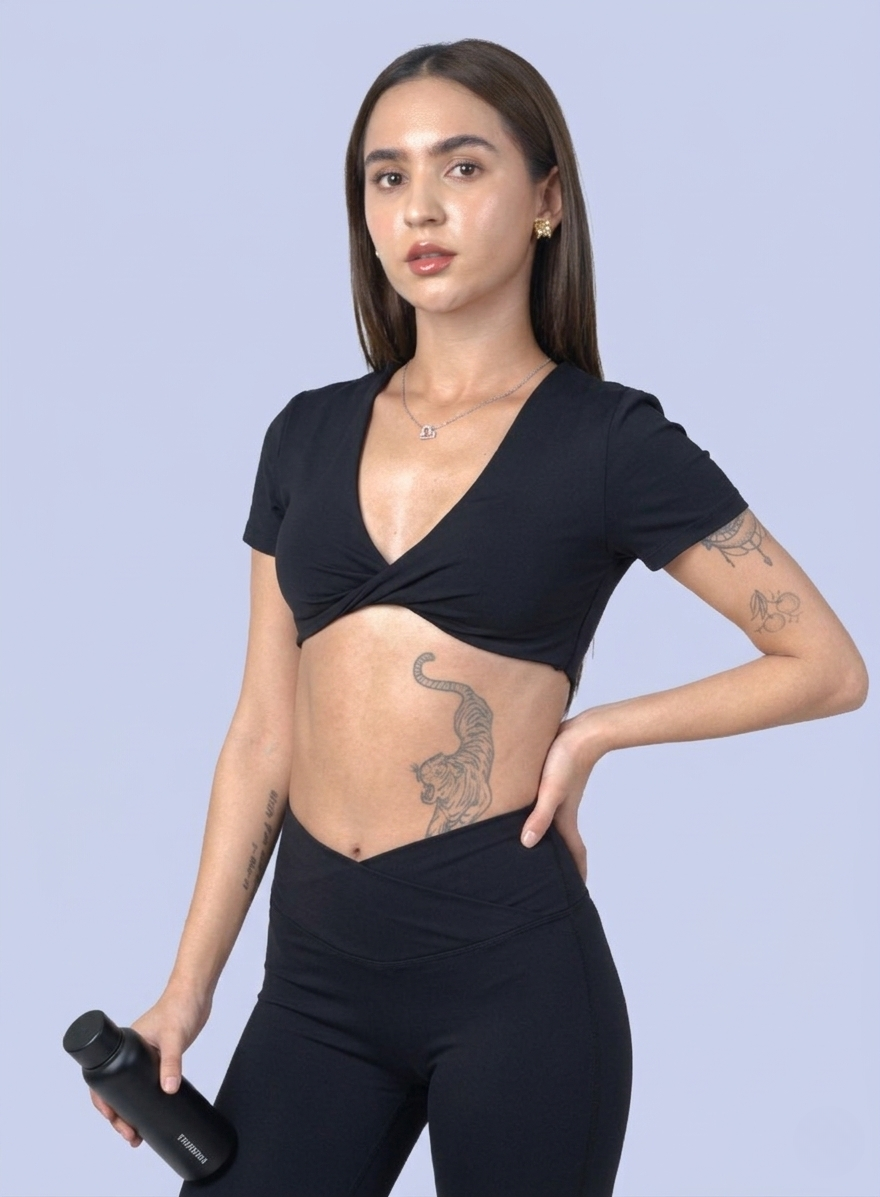 Serenity V-Neck Crop