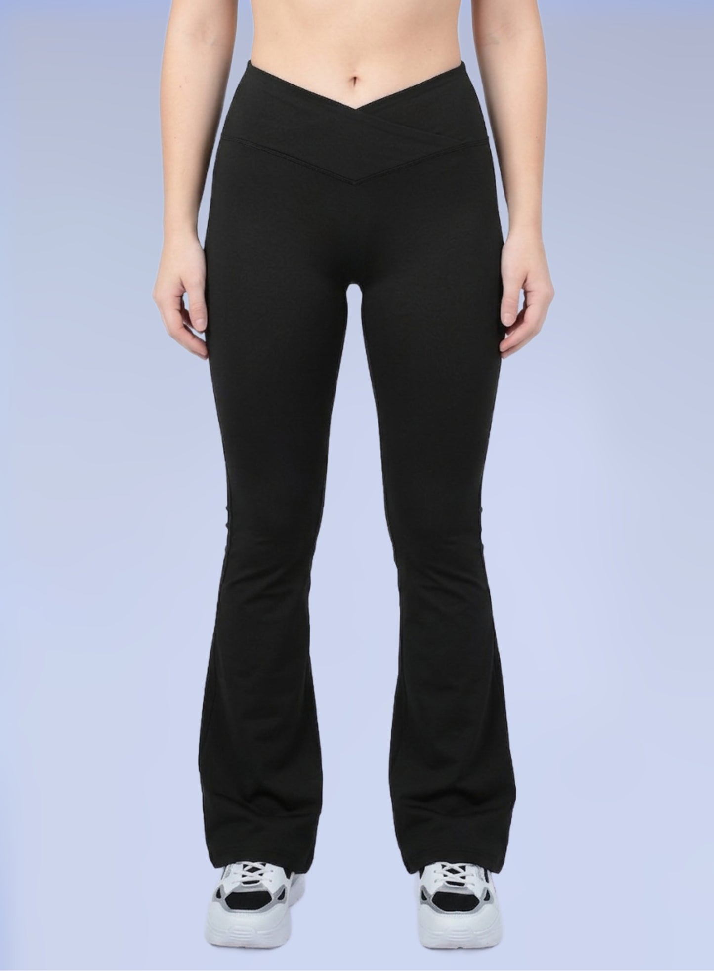 Serenity Cross V Flare Pants