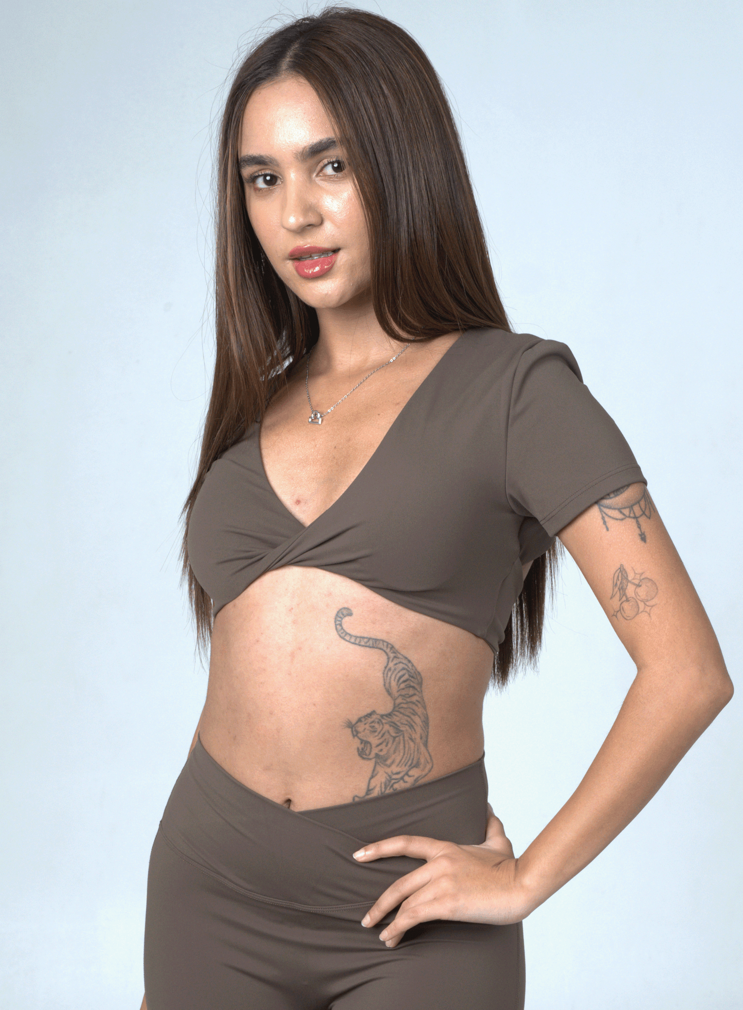 Serenity V-Neck Crop