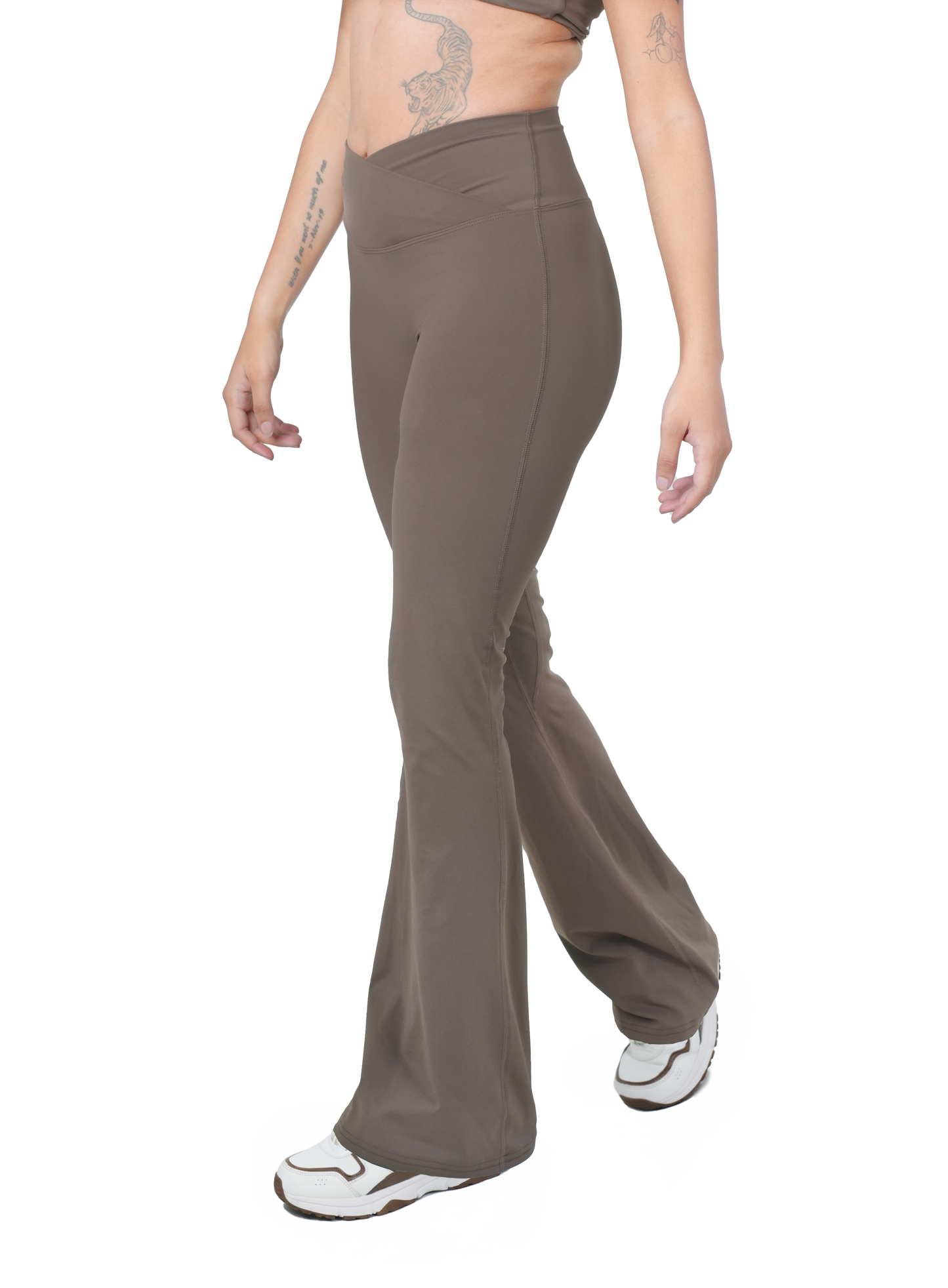 Serenity Cross V Flare Pants
