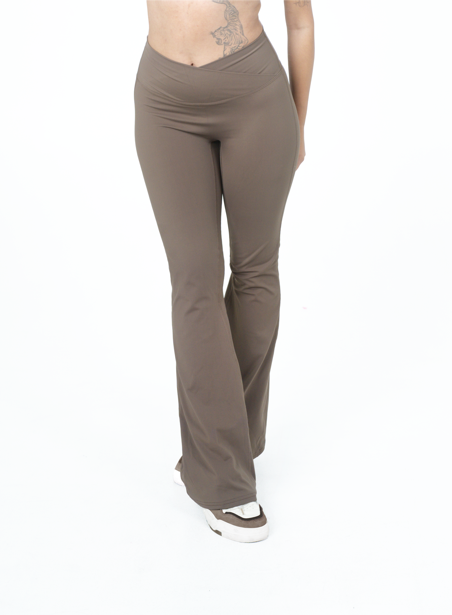 Serenity Cross V Flare Pants