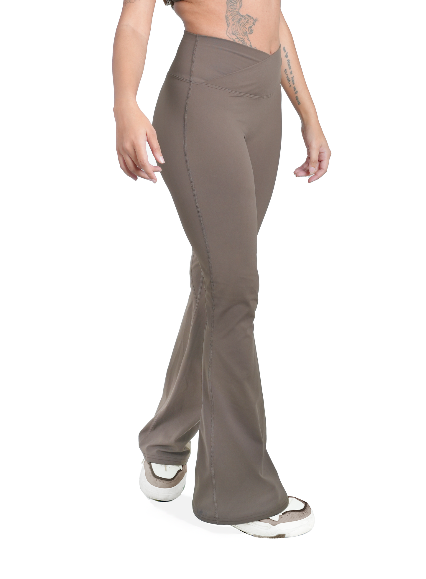 Serenity Cross V Flare Pants