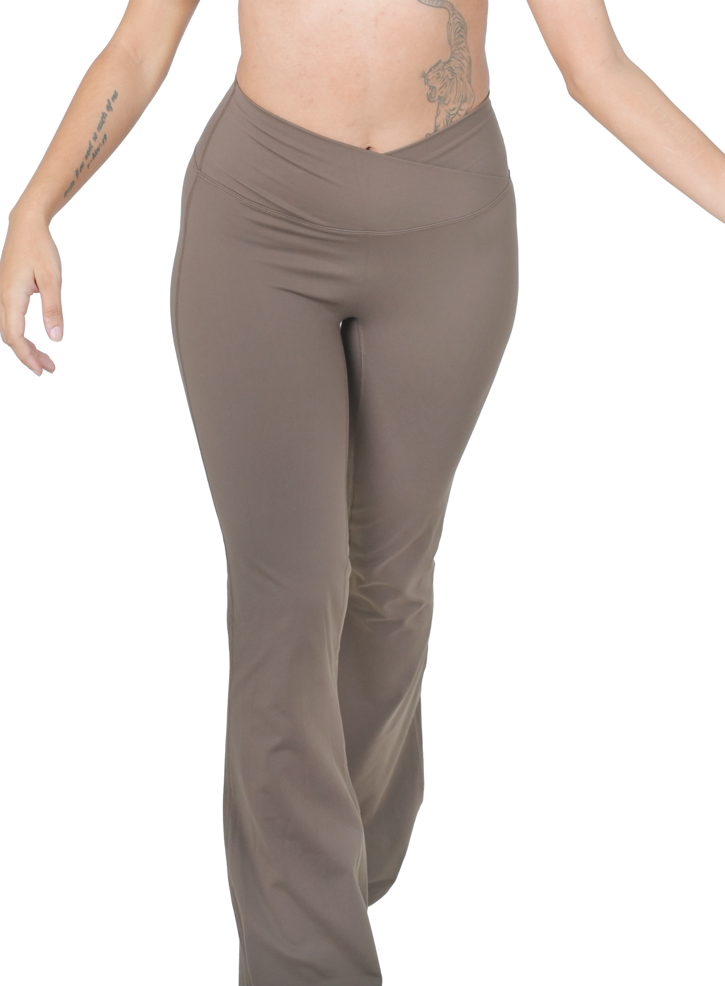Serenity Cross V Flare Pants