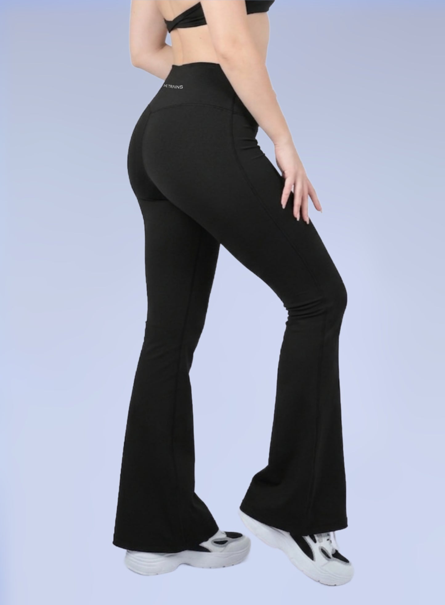 Serenity Cross V Flare Pants