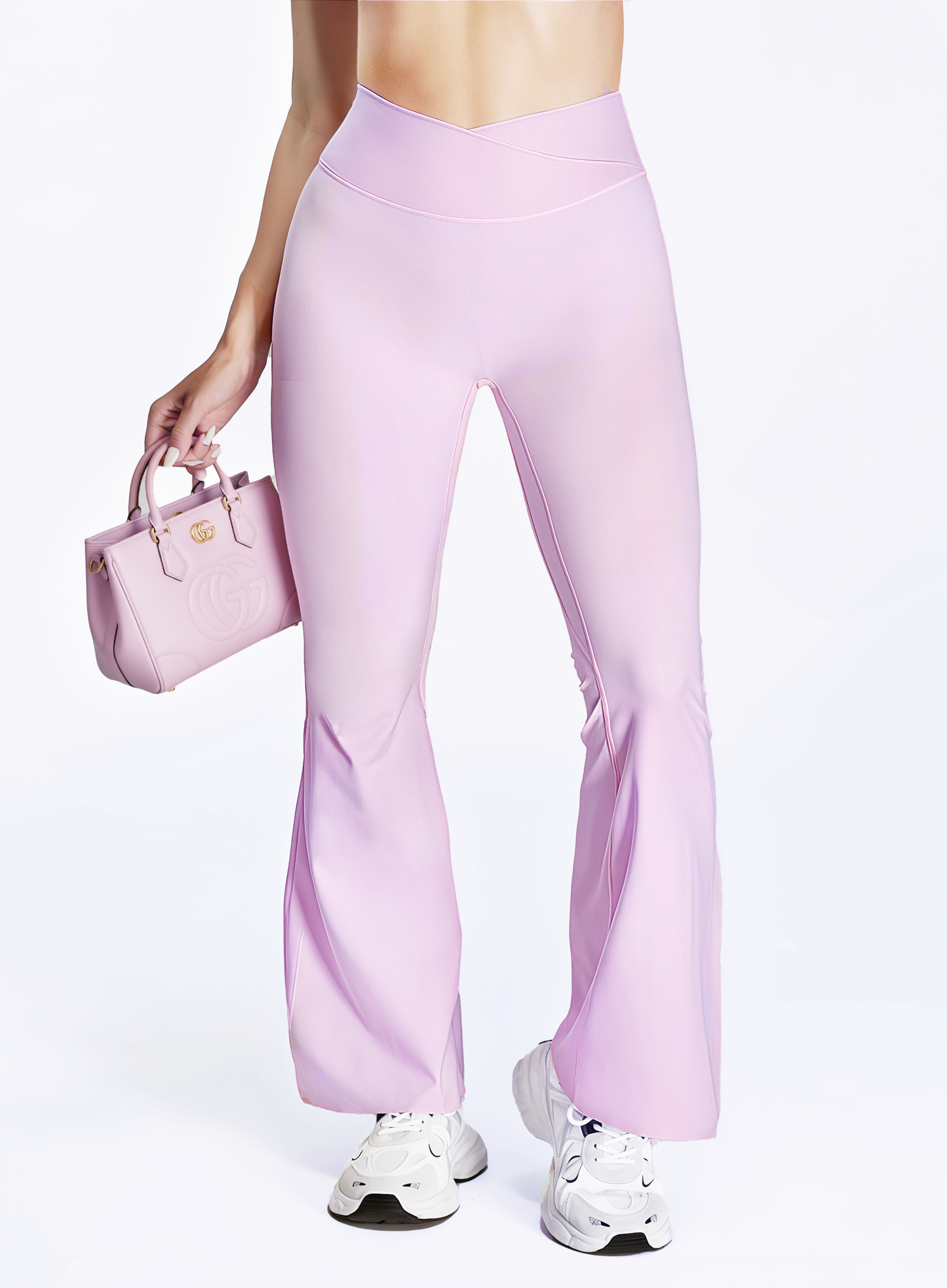 Serenity Cross V Flare Pants